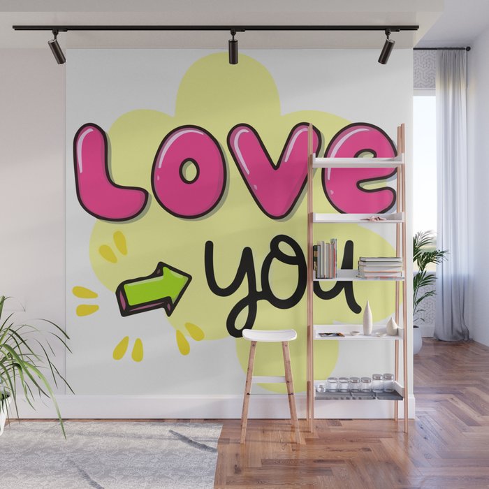 Love you Wall Mural