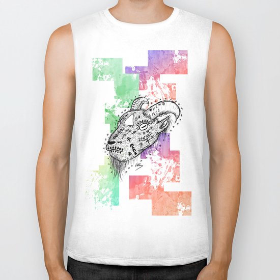 Goat Biker Tank