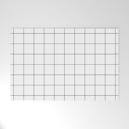 White Grid  /// pencilmeinstationery.com Welcome Mat