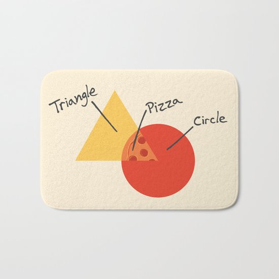 A College Venn Diagram Bath Mat