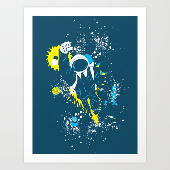 space suit Art Print