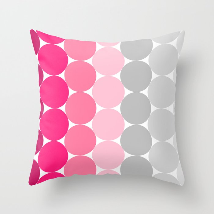 Raspberry dream Throw Pillow