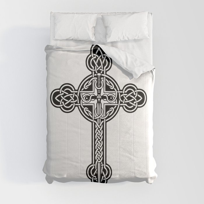 Celtic cross Comforter