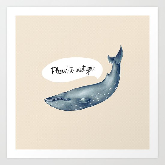 whale Art Print