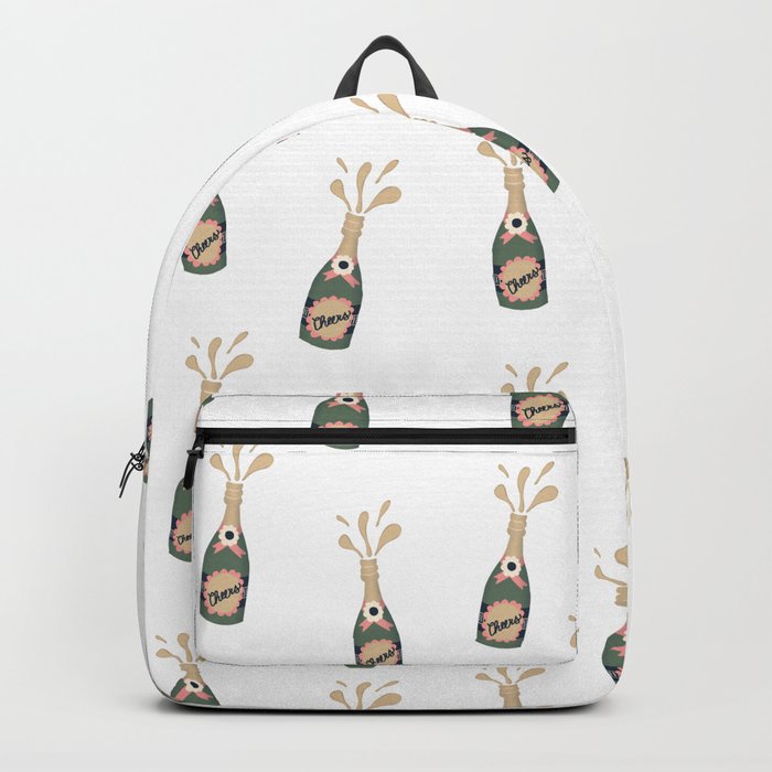 Celebration Sparkling Wine Bottles - Cheers Backpack