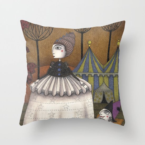 A Day in Autumn Throw Pillow