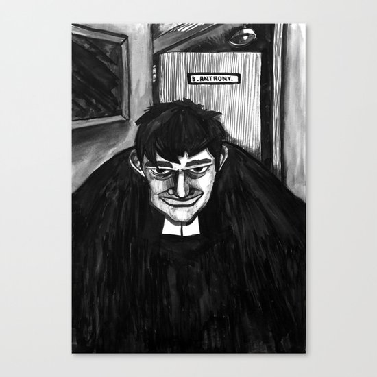 B.A Canvas Print