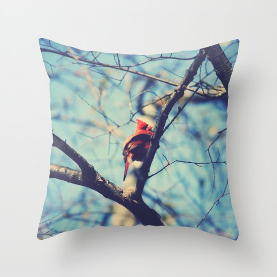 Winter Sonnet Throw Pillow