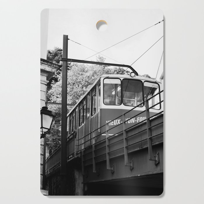 Old Cable Car of Lyon Cutting Board