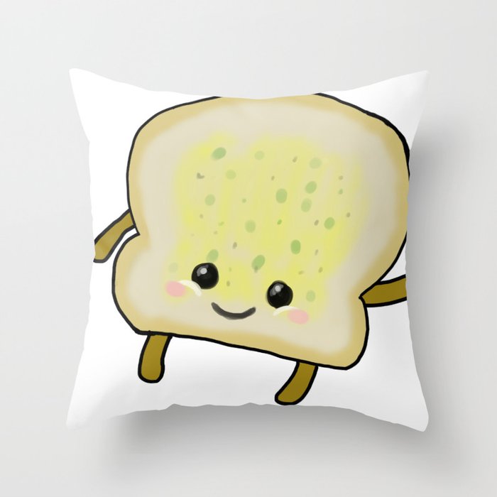 Garlic Bread Appreciation Throw Pillow By Thatcuriousone Society6