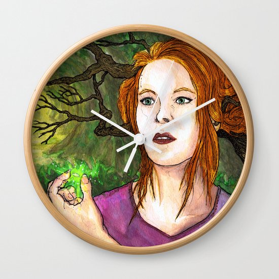 "Through the Woods" by Cap Blackard Wall Clock