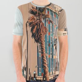 Tel Aviv Streets All Over Graphic Tee
