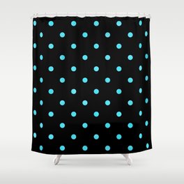 Green Dots Shower Curtains Society6