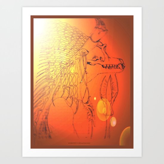 BAD MEDICINE 10 Art Print