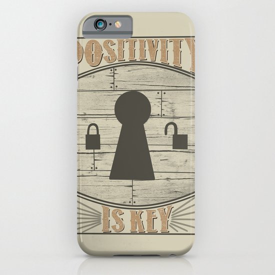 Positivity Is Key v.2 iPhone & iPod Case
