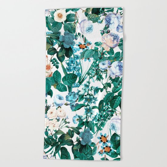 SUMMER BOTANICAL IV Beach Towel