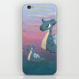 Swimming with Lapras. iPhone Skin