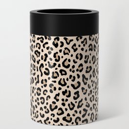 BLACK and WHITE LEOPARD PRINT – Ecru | Collection : Leopard spots – Punk Rock Animal Prints | Can Cooler