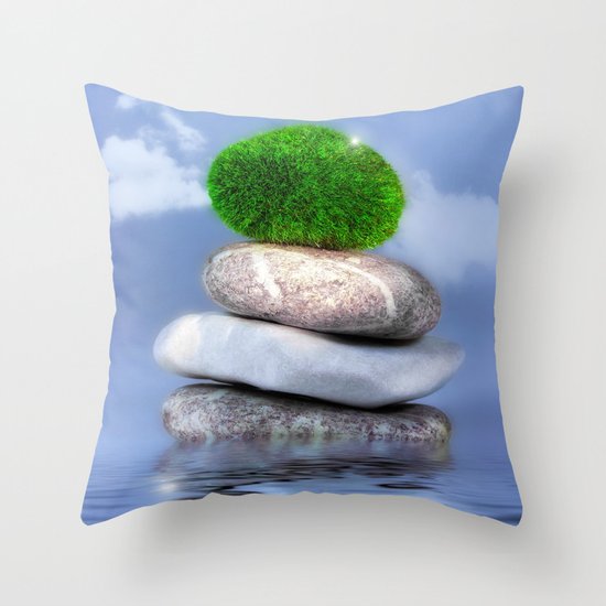 Beauty & Wellness Still Life Throw Pillow