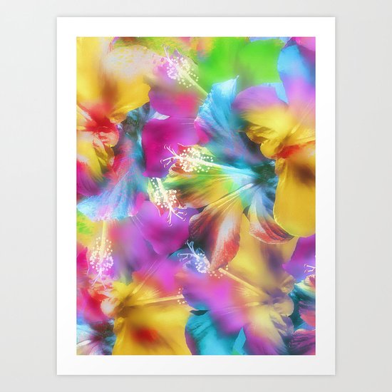 Hibiscus Dream Art Print