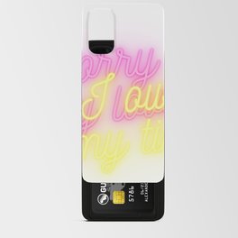 soory my love  Android Card Case