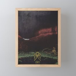 Untitled (Hell), by Zdzisław Beksiński Framed Mini Art Print