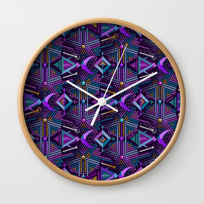 Diamond Fish Wall Clock