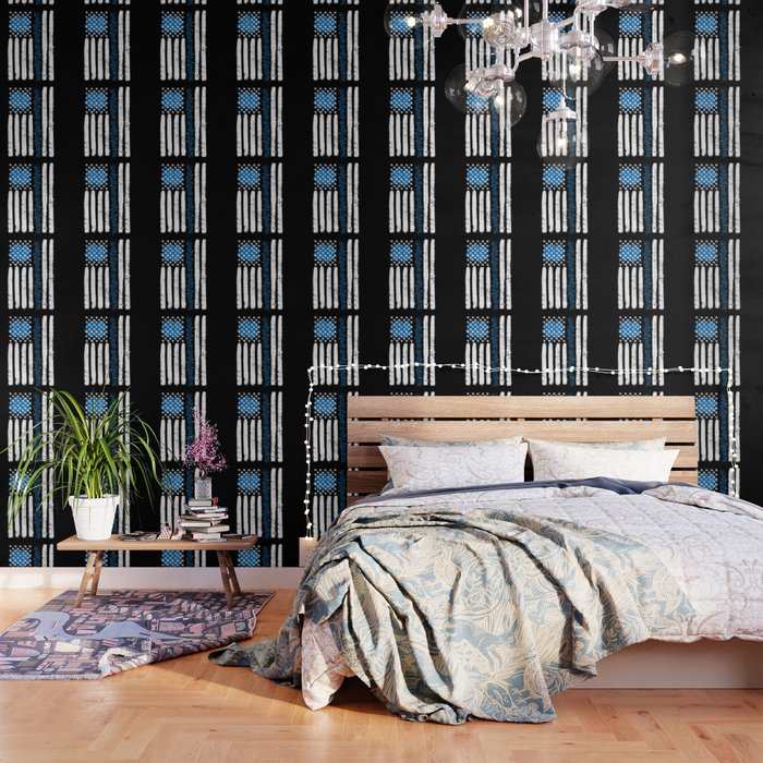 Thin Blue Line St Patricks Police Flag Wallpaper By Studiometzger