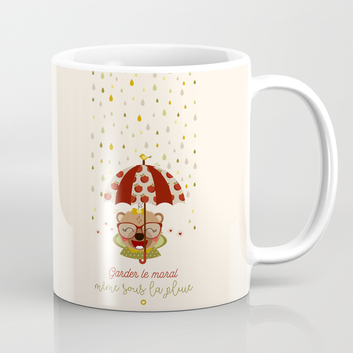 Garder Le Moral Meme Sous La Pluie Coffee Mug By Mariette Design Society6