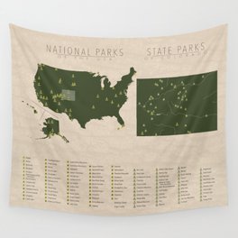US National Parks - Colorado Wall Tapestry