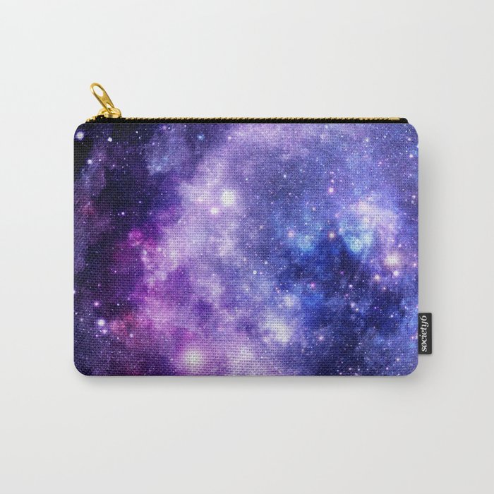 Galaxy Planet Purple Blue Space Carry-All Pouch