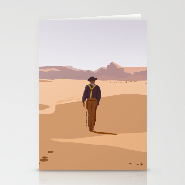 The Searchers Ending Illustration Stationery Cards