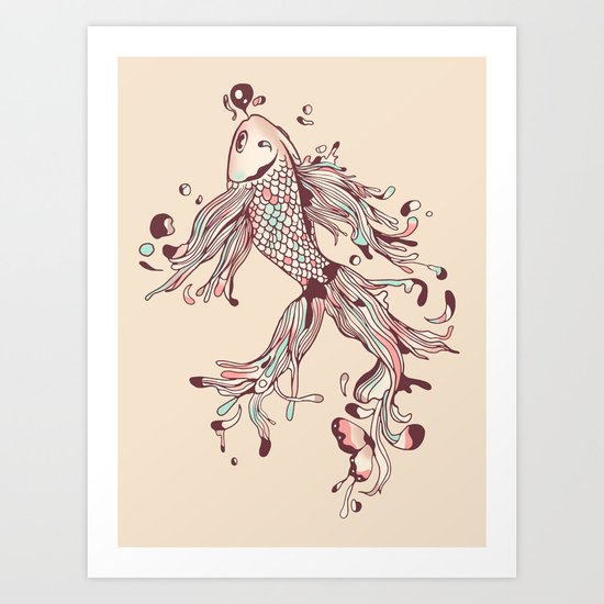 Flowing Life Art Print