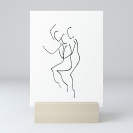Poly Cuddles Mini Art Print