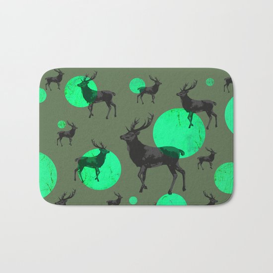 Dear deers - color option Bath Mat