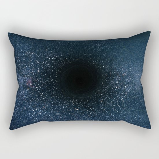 Black hole Rectangular Pillow