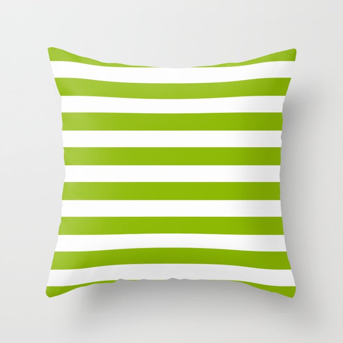 Spring Fresh Apple Green White Stripes Mix Match With