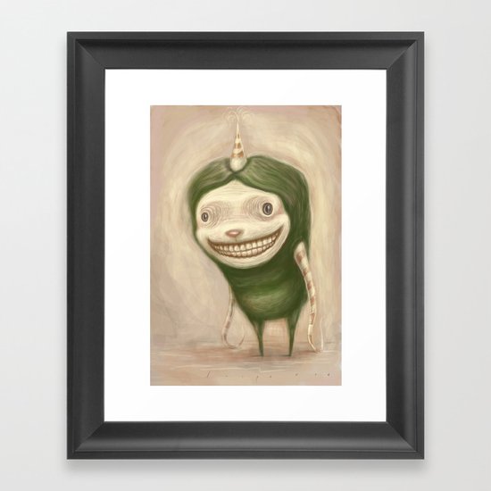 Smile No Matter What Framed Art Print