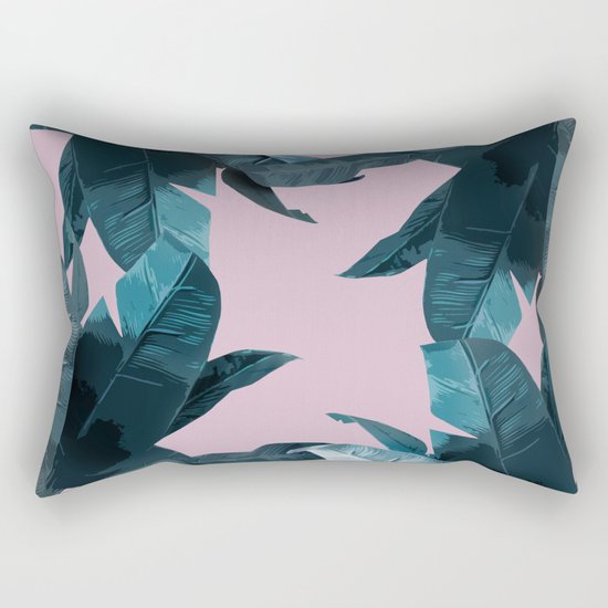 Tropical Palm Print #2 Rectangular Pillow