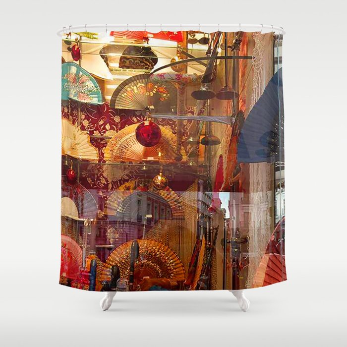 Reflections of Madrid Shower Curtain