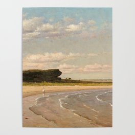 Second Beach, Newport, 1878-1880 by Worthington Whittredge Poster