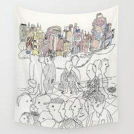 NYC buildings Wall Tapestry