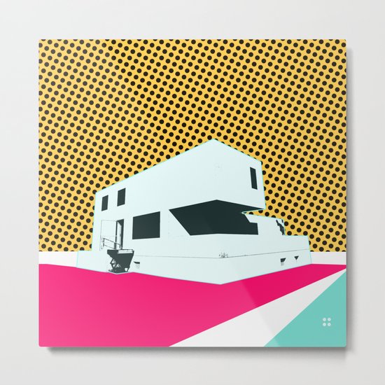 Bauhaus Meisterhaus Pop 2 Metal Print
