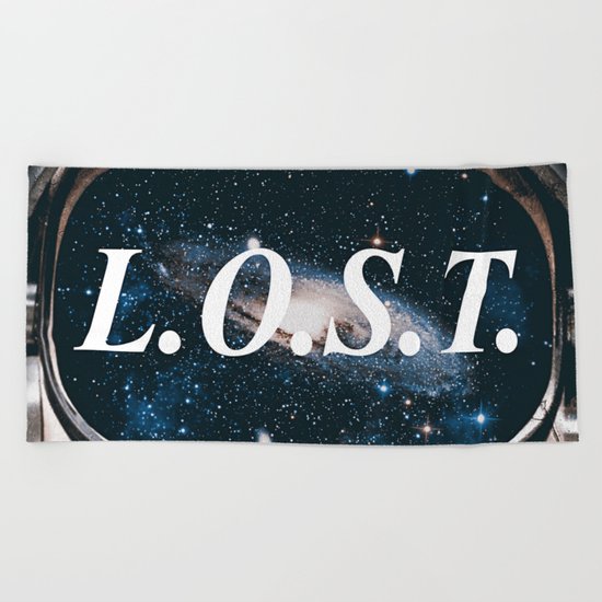 Looking Over Strange Terrain Beach Towel