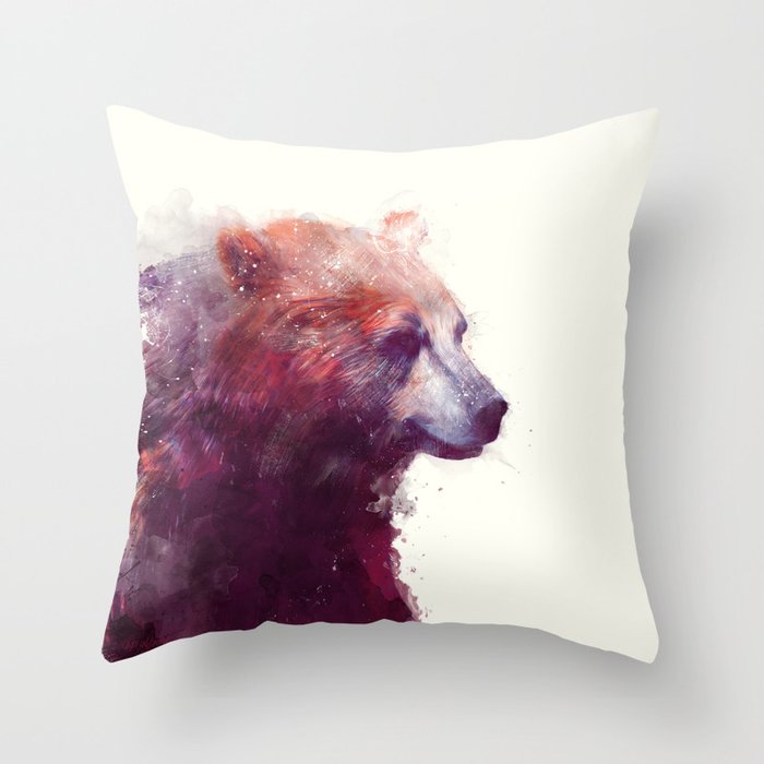 Bear // Calm Throw Pillow