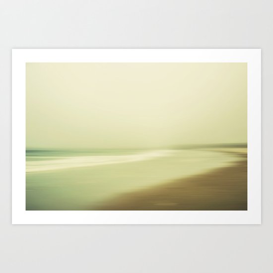 Californian Beach Art Print