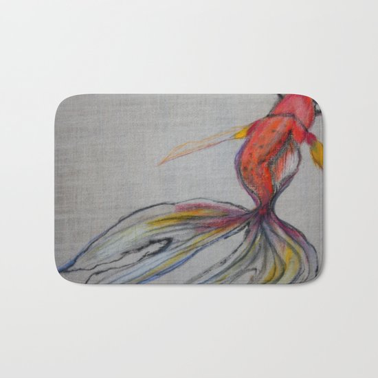 Goldfish Pond (close up#2) Bath Mat