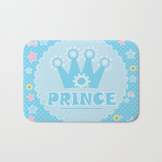 For the little Prince . From the series "Gifts for kids" . Bath Mat