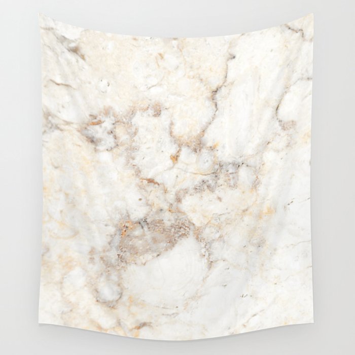 Marble Natural Stone Grey Veining Quartz Wall Tapestry