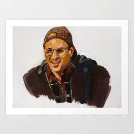 Easy, Big Fella Art Print